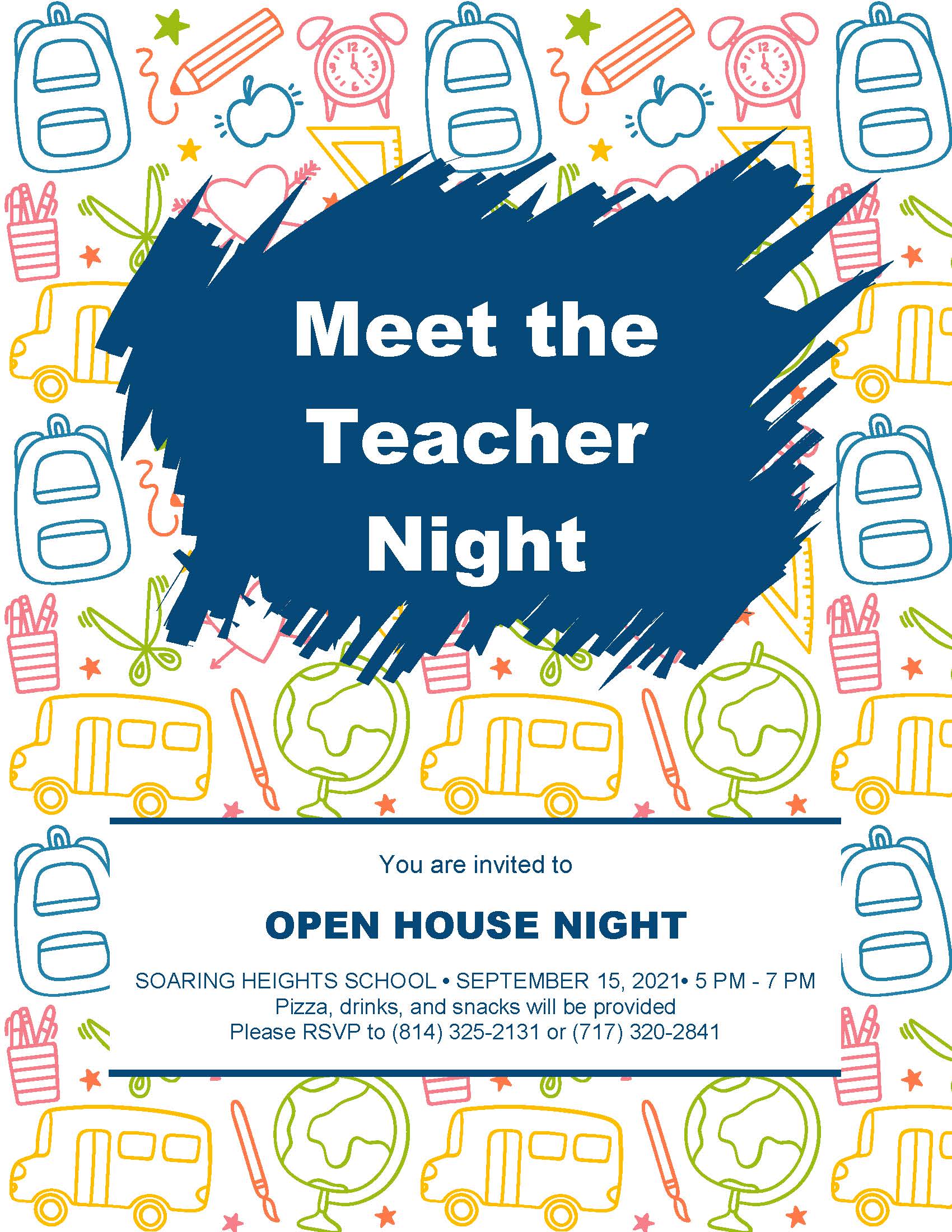 September 15th Is Meet The Teacher Night Soaring Heights School